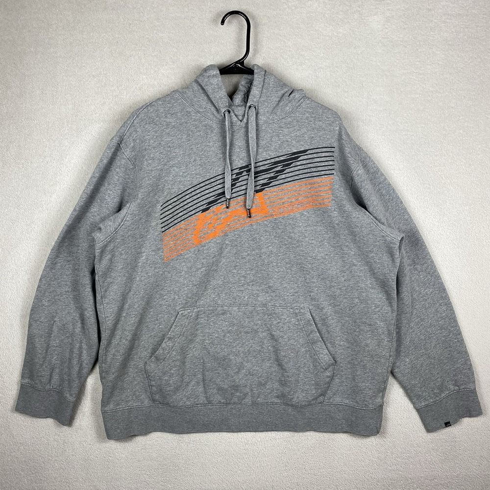 Alpinestars Graphic Hoodie Pullover Mens 2XL Gray Xgames Motorsports Y2K Skater‎
